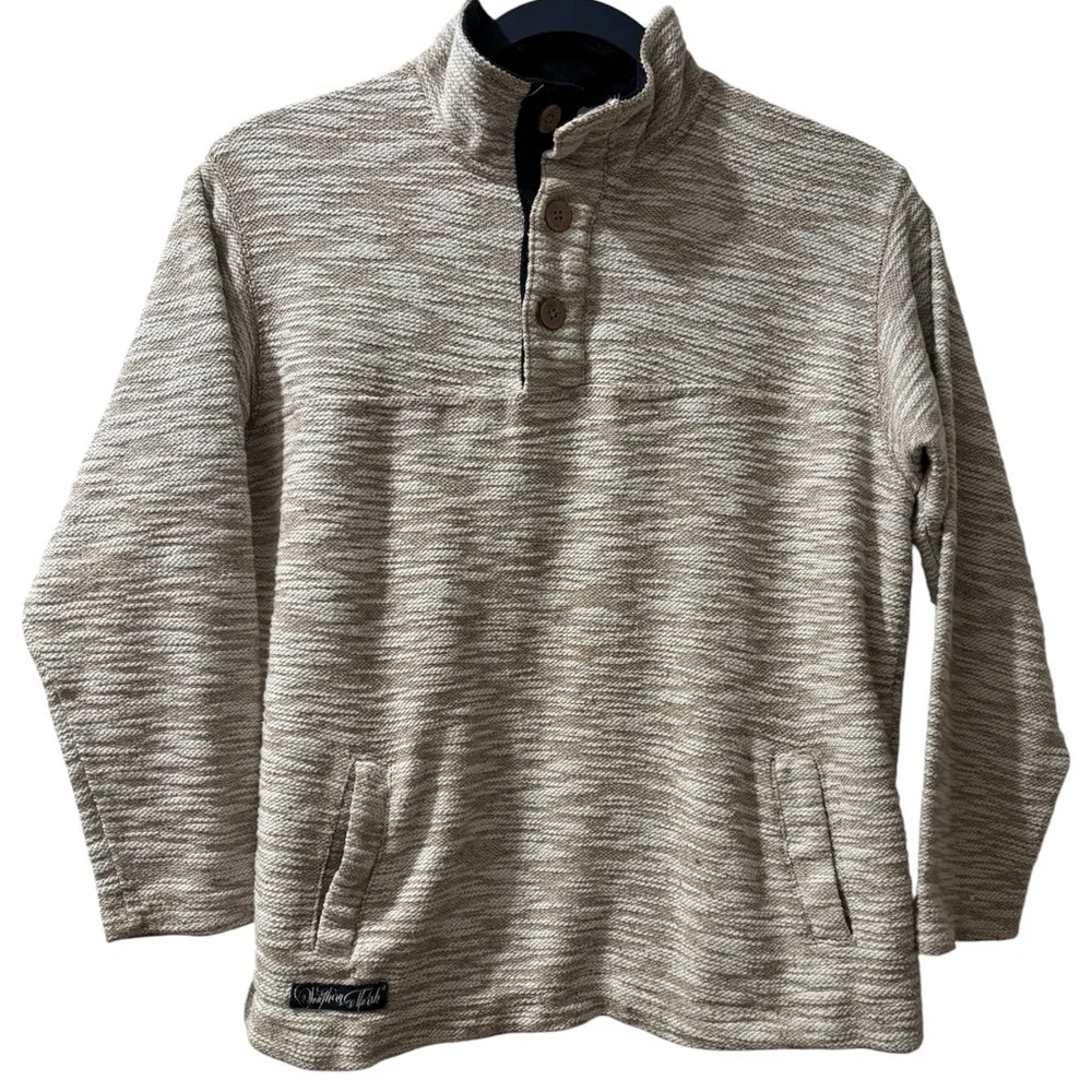 Southern Marsh Youth Beaufort Knit Pullover Size Large